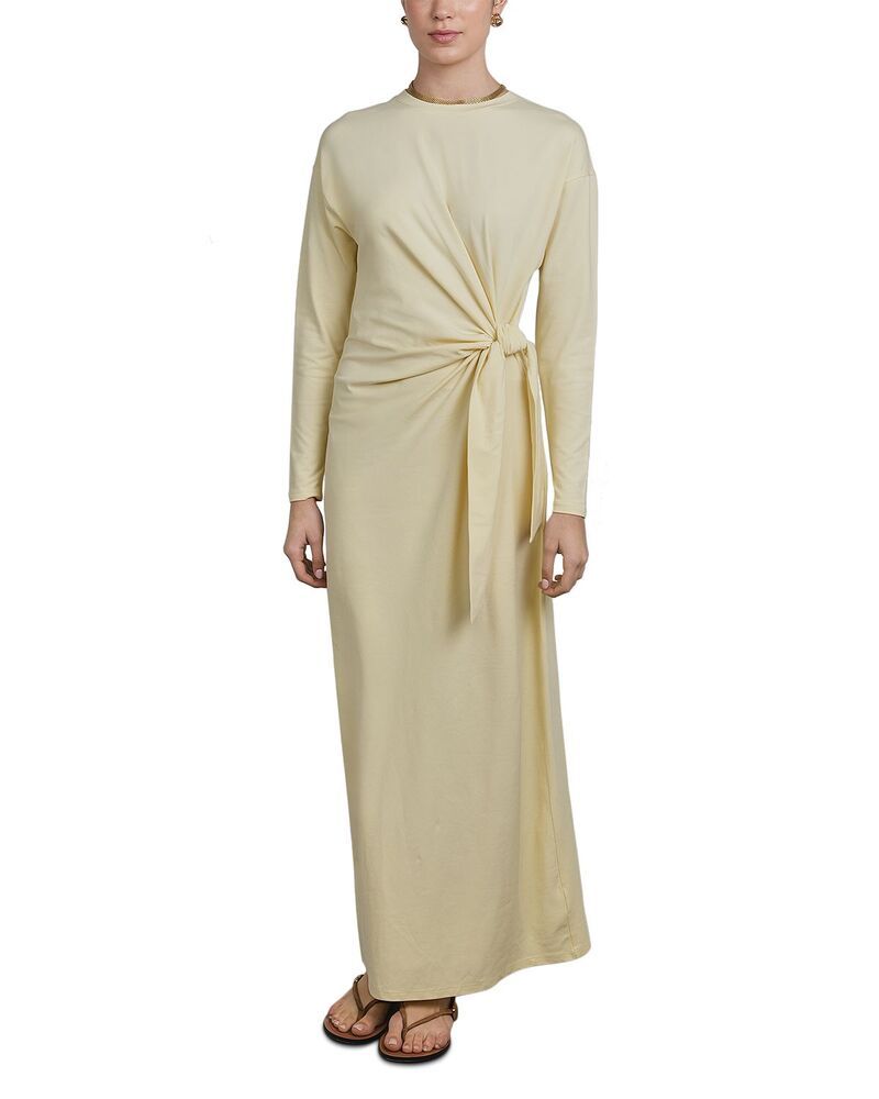 ポイント レディース トップス ワンピース マキシ Point Side Tie Maxi Dress Butter