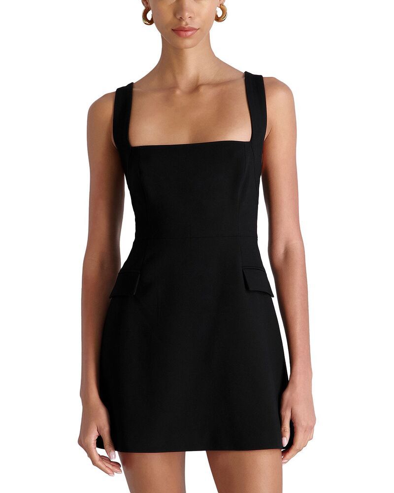 フレンチコネクション レディース トップス ワンピース ミニ ホルター FRENCH CONNECTION Whisper Cross Back Halter Mini Dress Black ブラック