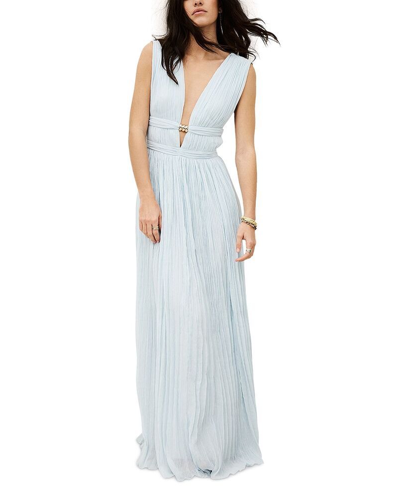バッシュ レディース トップス ワンピース bash Tania Dress Ice Blue ブルー