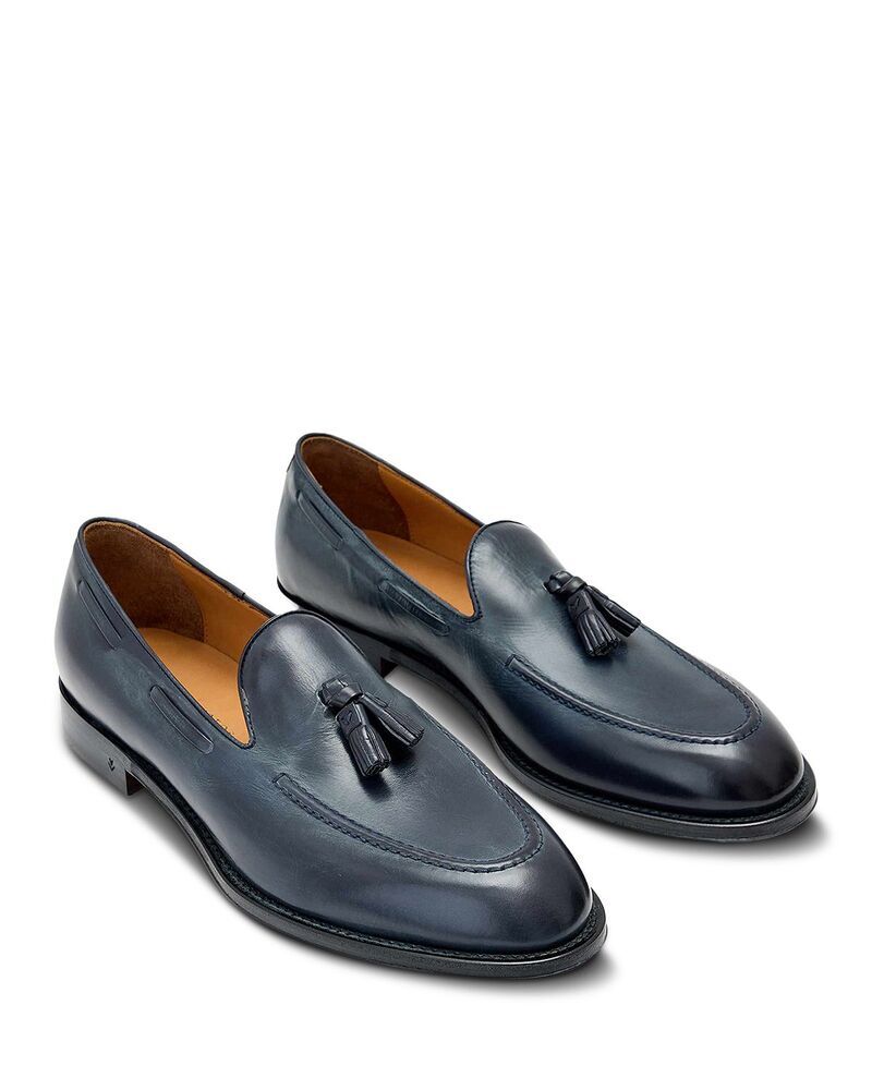 ジョンバルベイトス メンズ シューズ スリッポン・ローファー John Varvatos Mens Barrow Tasseloafers Charcoal チャコール