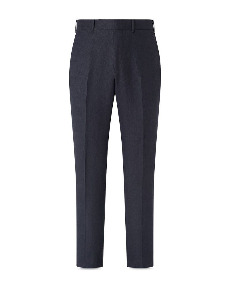 ゼニア メンズ ボトムス カジュアルパンツ ZEGNA Oasi Lino Blue Flower Pants Navy Blue ネイビー