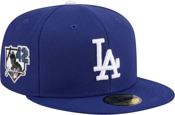 ニューエラ レディース アクセサリー 帽子 New Eradult Los Angeles Dodgers Jackie Robinson Day Blue 59Fifty Adjustable Hat NoColor ブルー