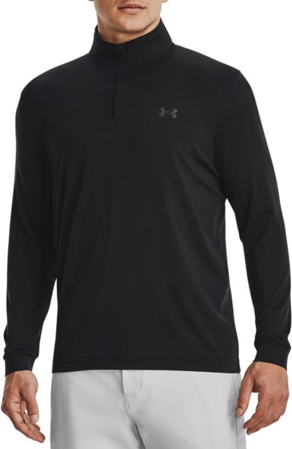 アンダーアーマー メンズ アウター ジャケット・ブルゾン Under Armour Mens Playoff Golf 14 Zip BlackJet Gray ブラック