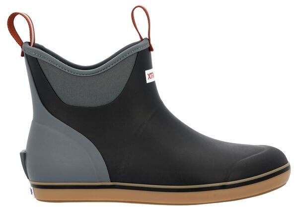 エクストラタフ メンズ シューズ ブーツ・レインブーツ アンクル Xtratuf Mens 6 Ankle Waterproof Deck Boots BlackStorm ブラック