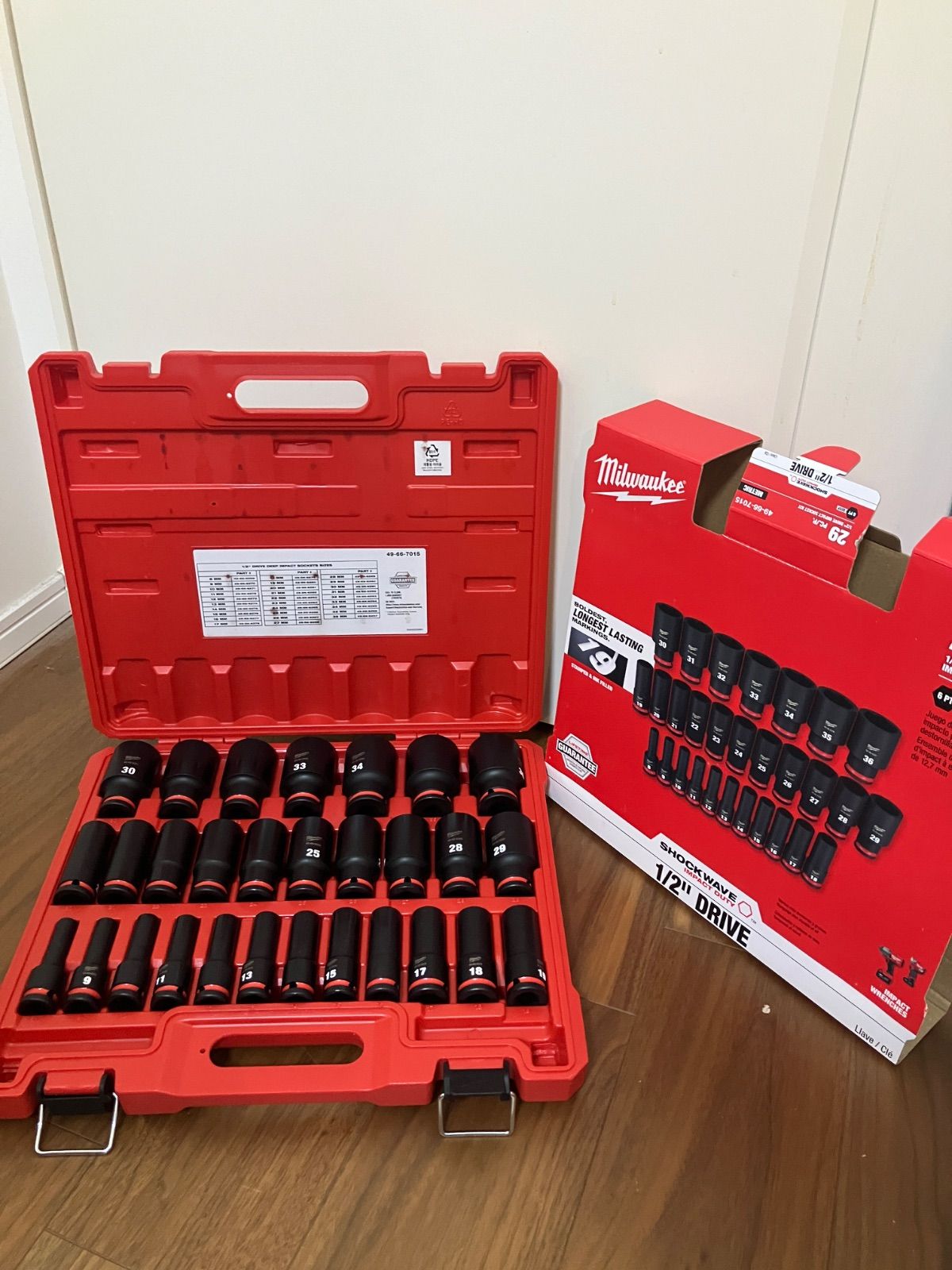 1/2インチロングインパクトソケットセット 49-66-7015(29個セット) 21,899円