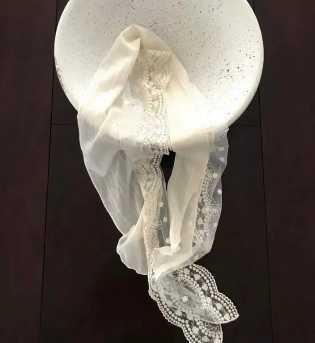 フラワーレース スカーフ 新品