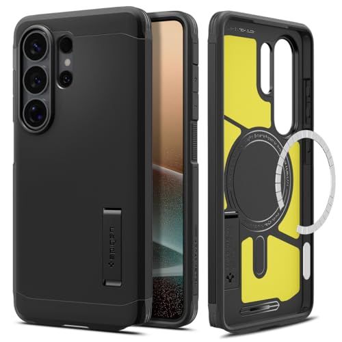 Spigen 【創業19年の技術力】 Galaxy S26 Ultra ケース MagSafe対応 米軍MIL規格 耐衝撃 タフ・アーマー・マグフィット (ブラック) ACS11033★ e3a166ef
