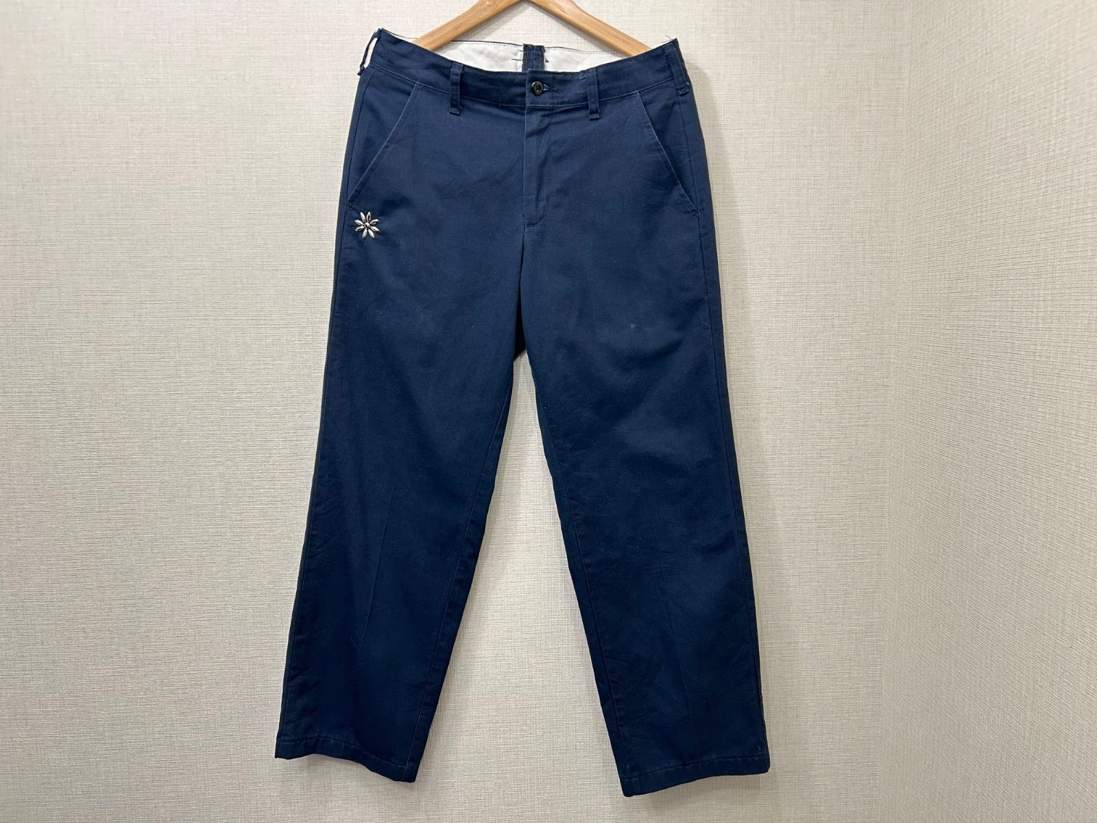 RED KAP PT20NVO w30 ネイビー 紺色 ワークパンツ スタッズ カスタム リメイク 中古 アメカジ 古着