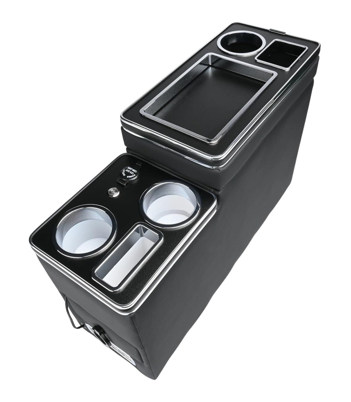 日産 用 C25 C26 C27 セレナ H17.5～ LED センター コンソールボックス ドリンクホルダー シガーソケット USB トレイ スタンド Type-C ドレスアップ カスタム パーツ 社外品
