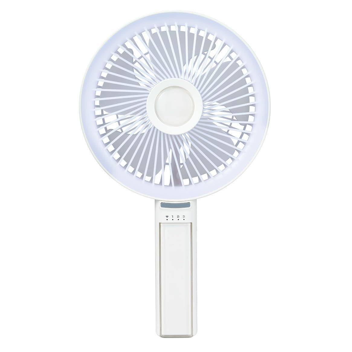 アピックス(APIX INTL) ハンディファン Big Love Fan 大型 携帯扇風機 推し活 AHF-104 WH