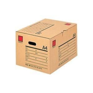 （まとめ）キングジム 保存ボックス 4370 A4〔×20セット〕