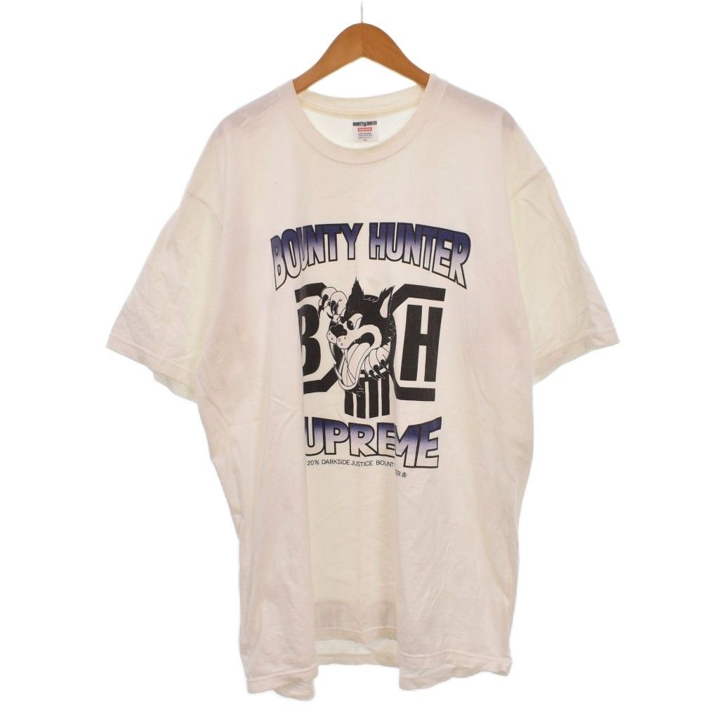 シュプリーム SUPREME バウンティーハンター Bounty Hunter 23AW Wolf Tee Tシャツ 半袖 プリント XL 白 ホワイト ☆AA★