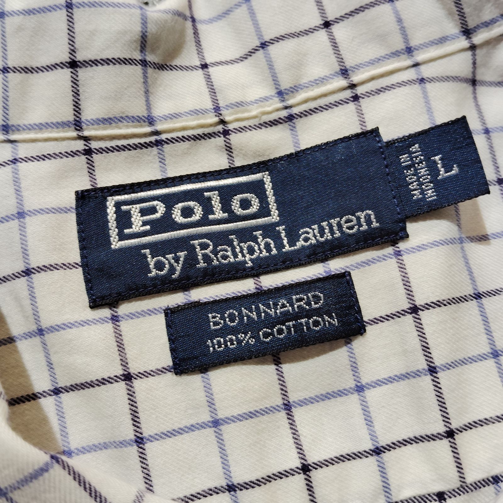 Polo Ralph Lauren 90s BONNARD オープンカラーシャツ コットン