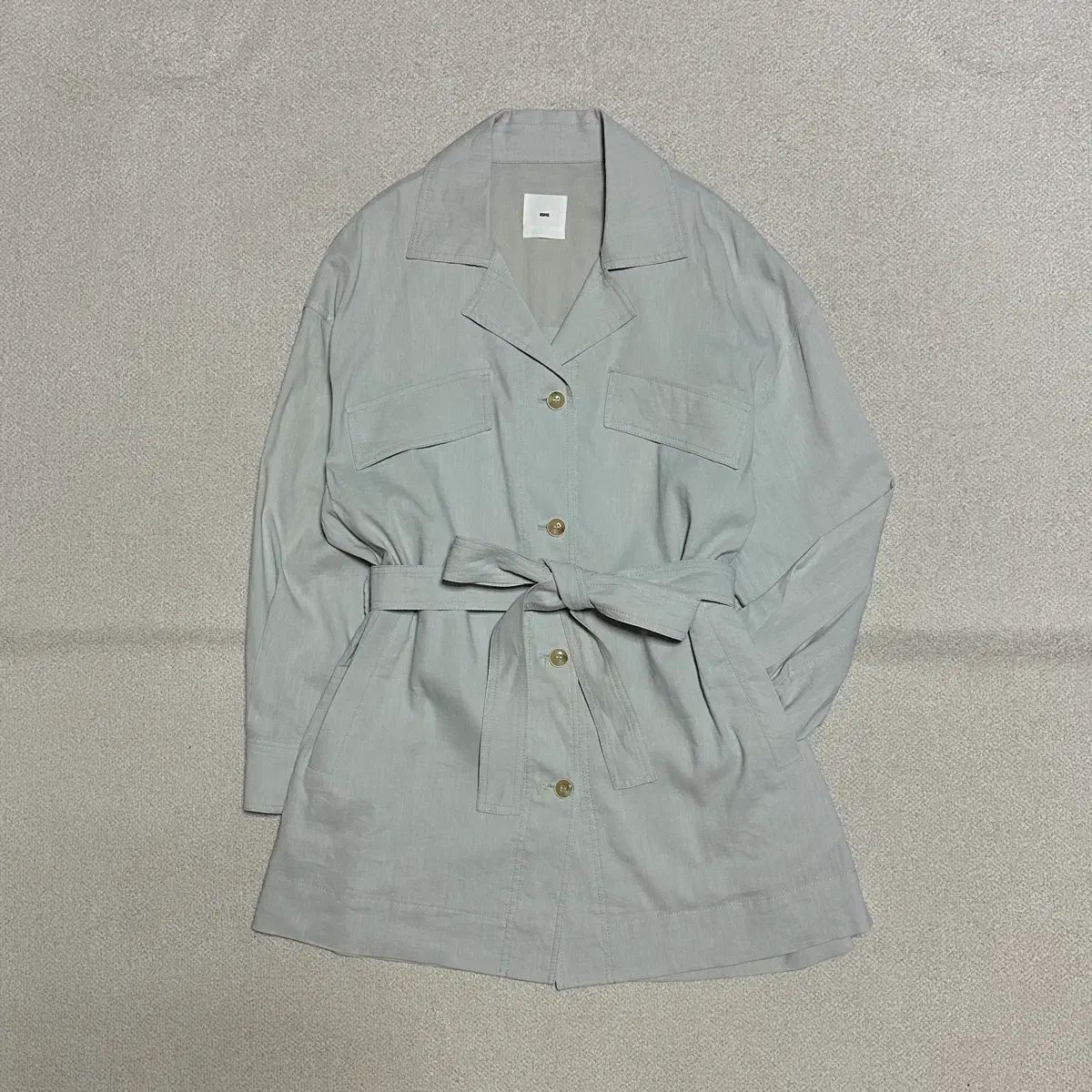 KUHO ベルト付き リネン ジャケット