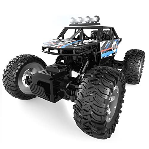 DEERC ラジコン ラジコンカー 子供向け オフロード 4輪駆動 操作時間90分 RCカー 充電式 リモコンカー おもちゃ 1/16 誕生日 入園 こどもの日 プレゼント 子供 男の子 小学生 中学生 贈り物 国内認証済み 取扱説明書 DE e09c9274