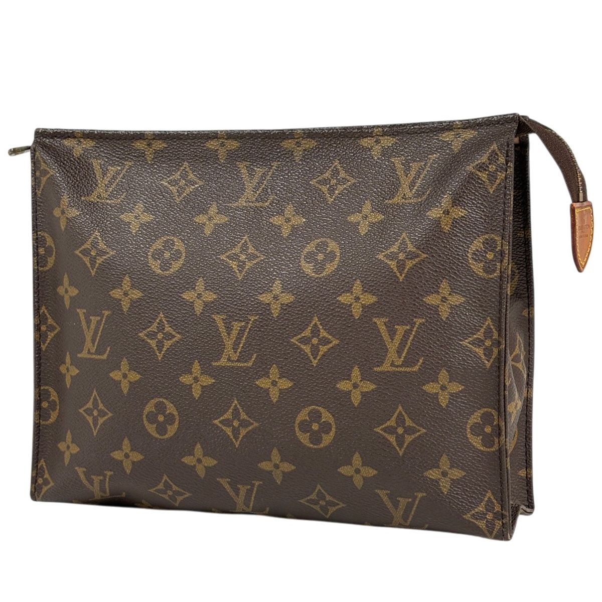 ルイ・ヴィトン Louis Vuitton ポッシュ トワレット26 クラッチバッグ 化粧ポーチ モノグラム ブラウン M47542 レディース 【中古】