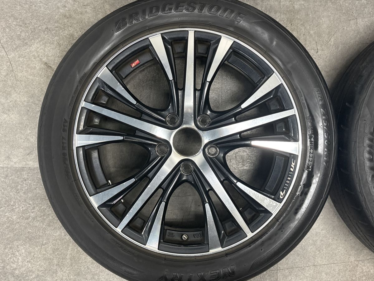 ノア ヴォクシー 等に】weds LEONIS レオニス UC 17in 6.5J +53 PCD114