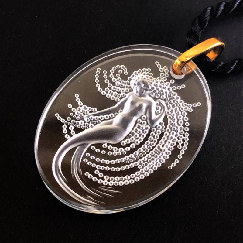 限定・美品】Lalique ラリック／ナイアード ペンダント チャーム