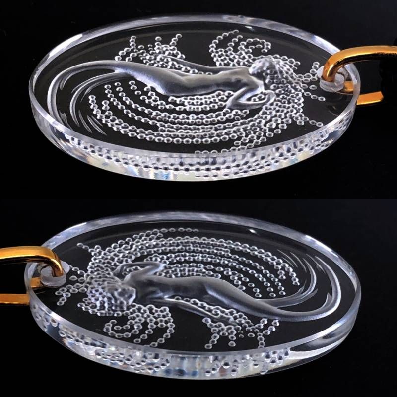 限定・美品】Lalique ラリック／ナイアード ペンダント チャーム