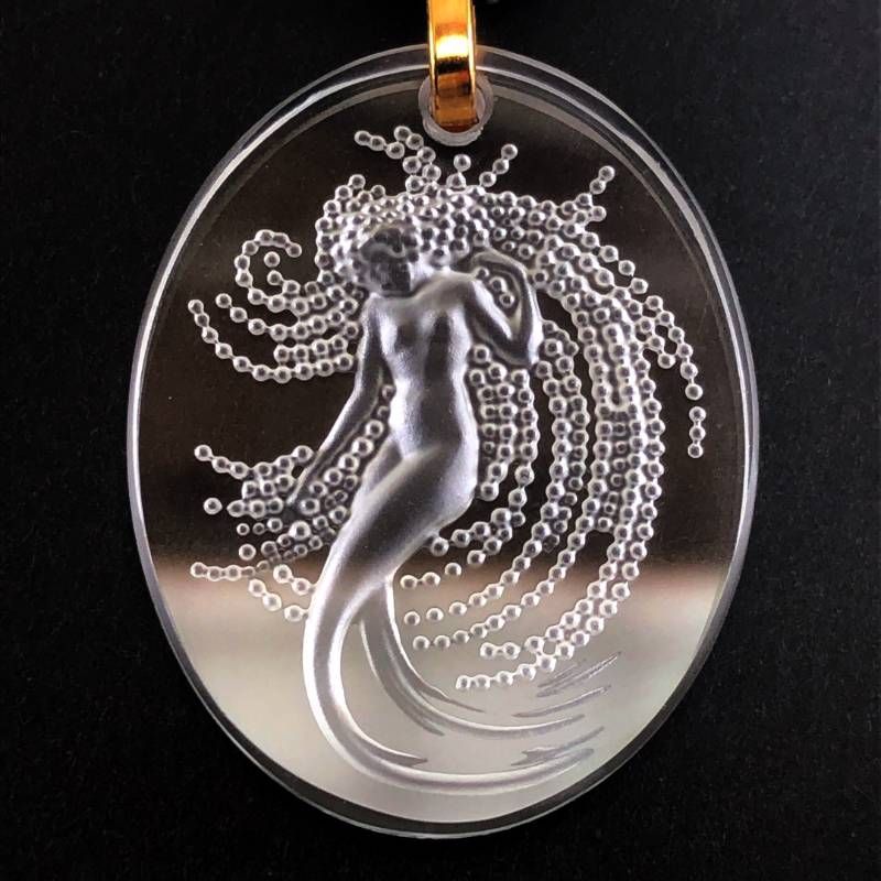 限定・美品】Lalique ラリック／ナイアード ペンダント チャーム