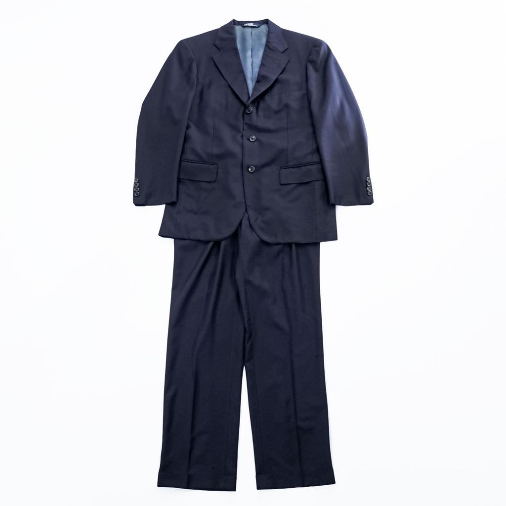 Polo Ralph Lauren 90年代 日本製 ヴィンテージ セットアップ スーツ L ネイビー インパクト21