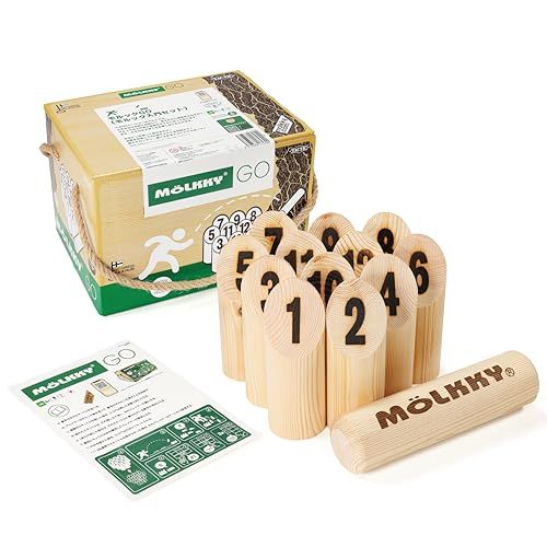 モルック GO 初心者のためのエントリーモデル 日本正規公式品 TACTIC MOLKKY 正規品 公式 OHSサプライ 外遊び 大会 スポーツ 人気Y 01d3f75f