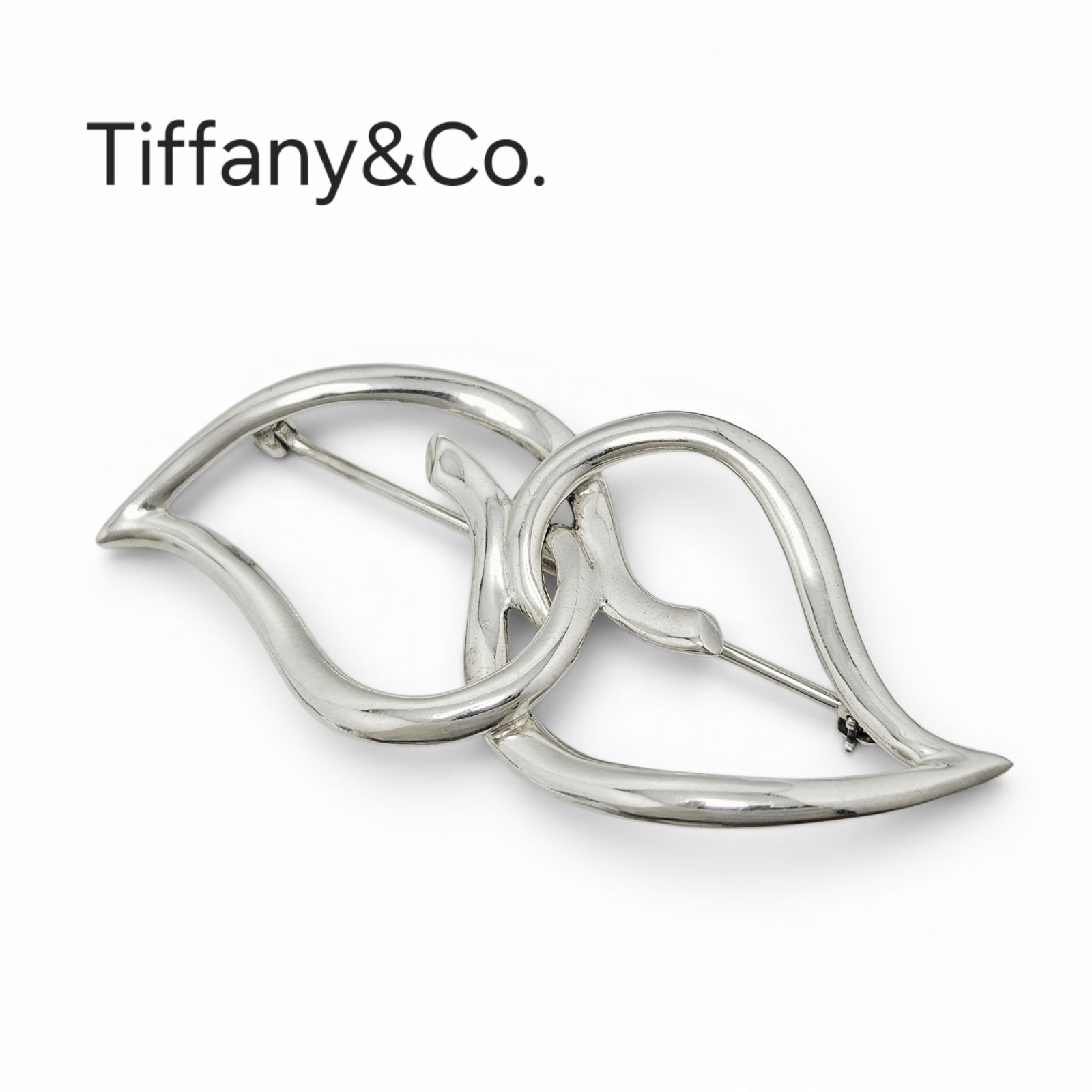美品 Tiffany & Co. リーフブローチ Tiffany&Co. メイプルリーフ ブローチ シルバー925 ティファニー