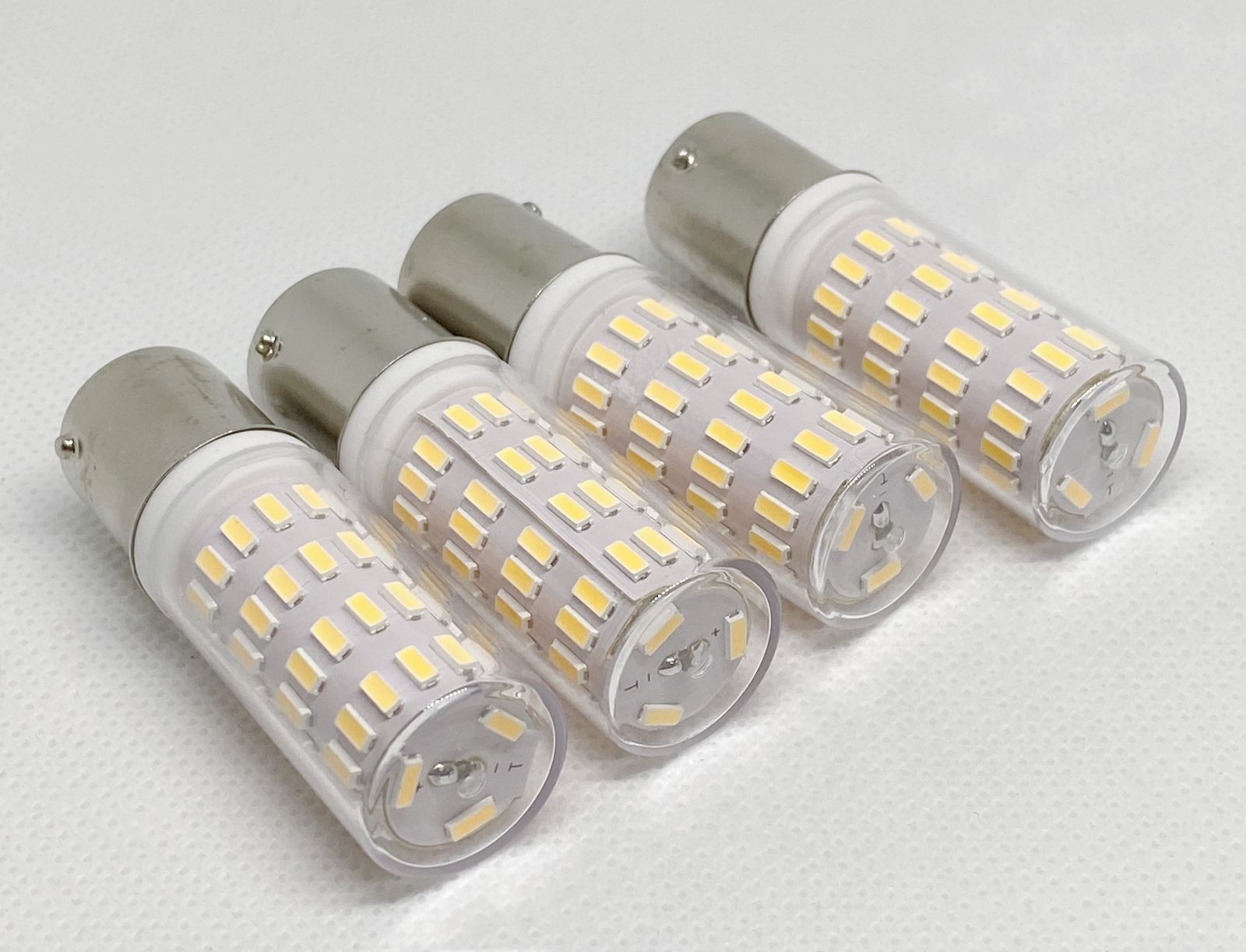 オリジナル 高輝度 高品質 4個 シャンデリア 用 BA15S 口金 LED バルブ