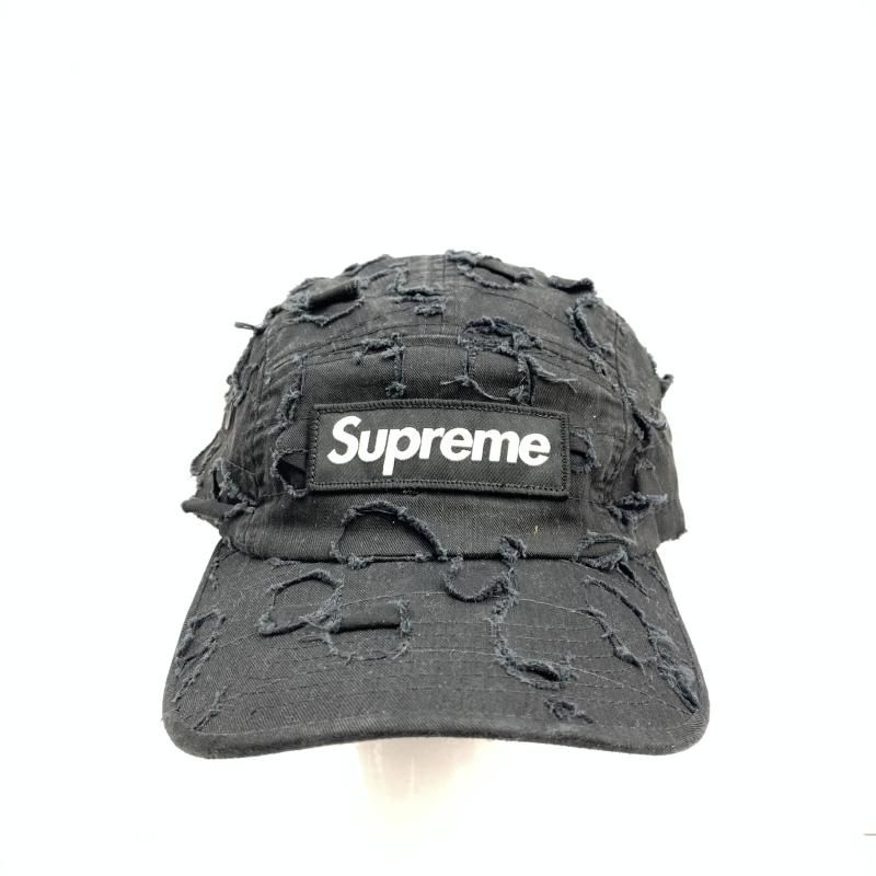 【中古】Supreme×GRIFFIN Camp Cap ブラック シュプリーム×グリフィン[92][240092334592]