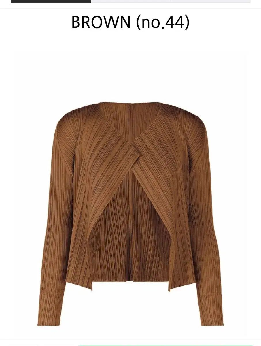 新品 プリーツプリーズ ベーシックカーディガン ISSEY MIYAKE 3サイズ ブラウン