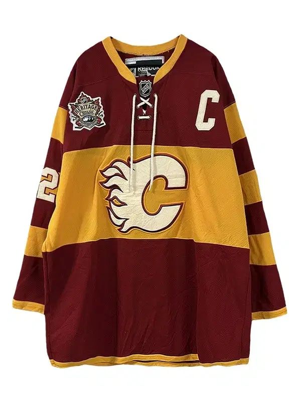 XL REEBOK 2011 ヘリテイジ Калгари フレイムス NHL ホッケー ジャージ