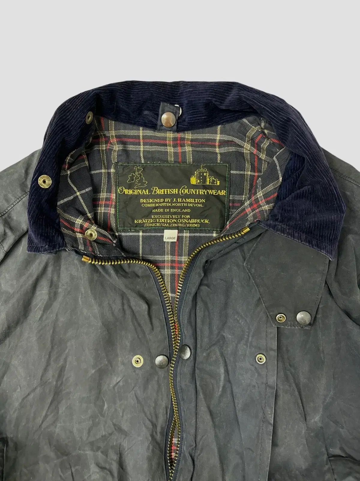 ORIGINAL BRITISH Waxed Jacket L