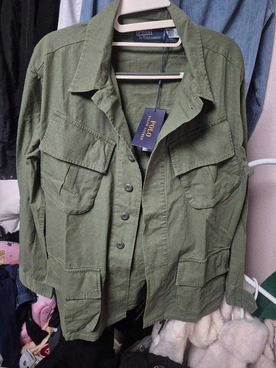 ポロ ラルフローレン カーキ ファティーグ ジャケット M98