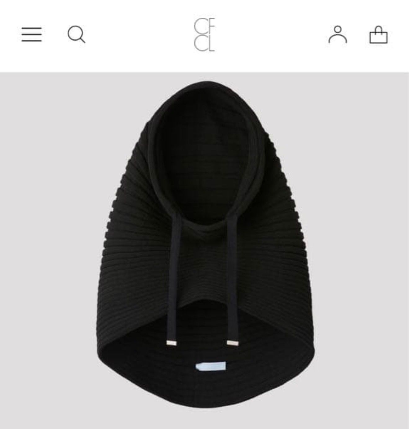 希少：極美品 '23年商品】【クリーニング済】CFCL COLIMACON SNOOD