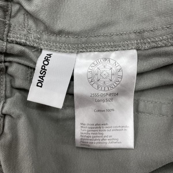 【中古】DIASPORA Mil ワイドパンツ サイズL グレー[91][249112031379] メンズ 【】DIASPORA Mil ワイドパンツ サイズL グレー[91]