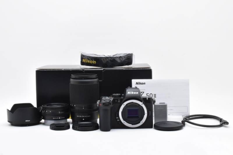 ★新品級★《ショット数9,042回》ニコン Nikon Z50II ダブルズームキット★ YMA1136#13