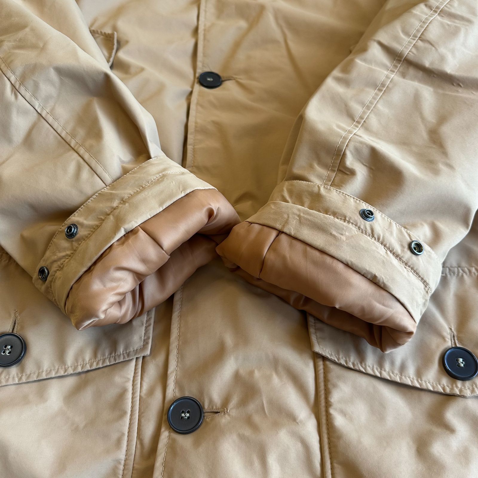 HOUSTON ヒューストン ECWCS PARKA サイズ：L キャメルブラウン - メルカリ