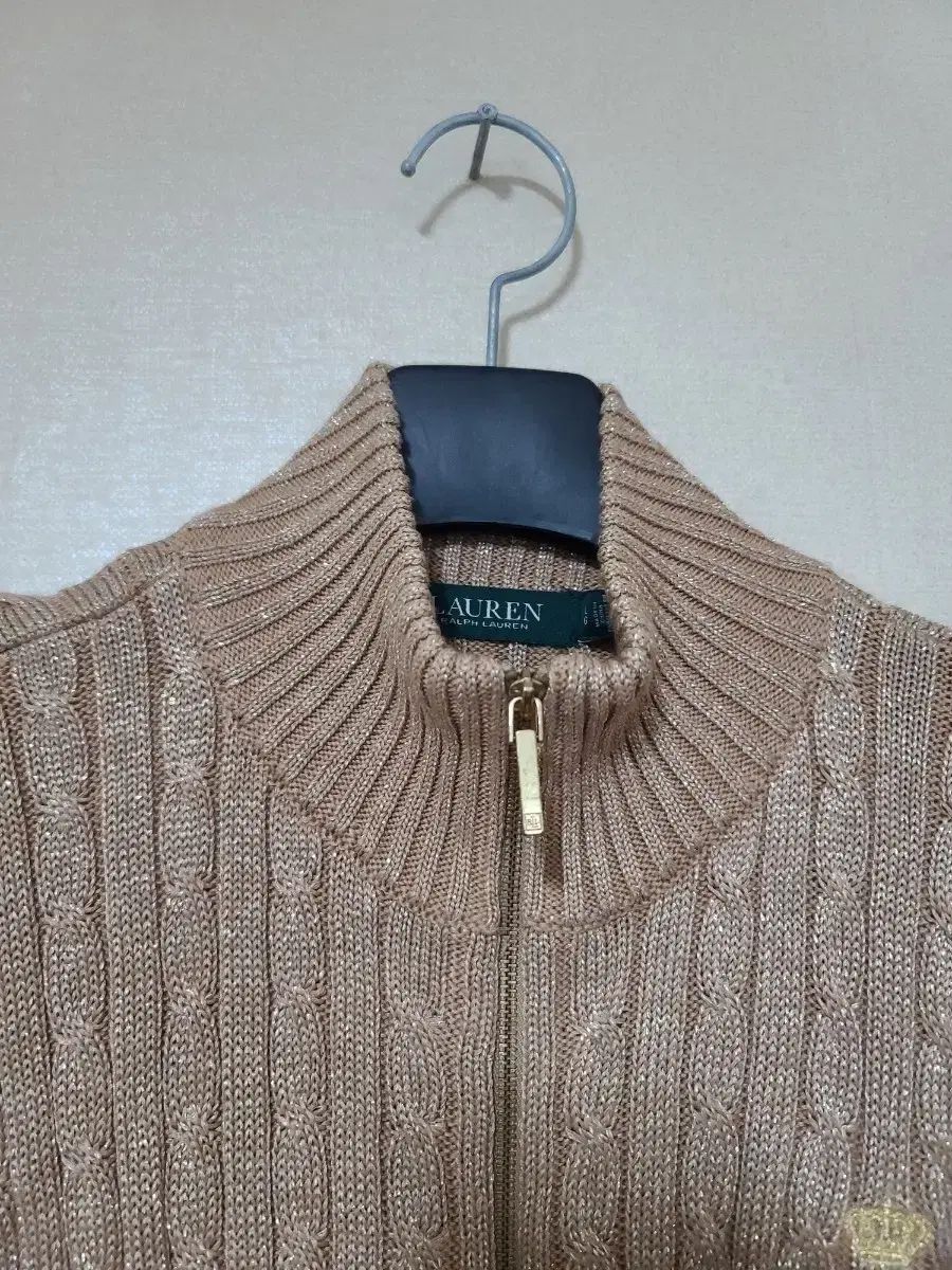 ローレン Ralph Lauren ケーブル タートルネック ジップアップ