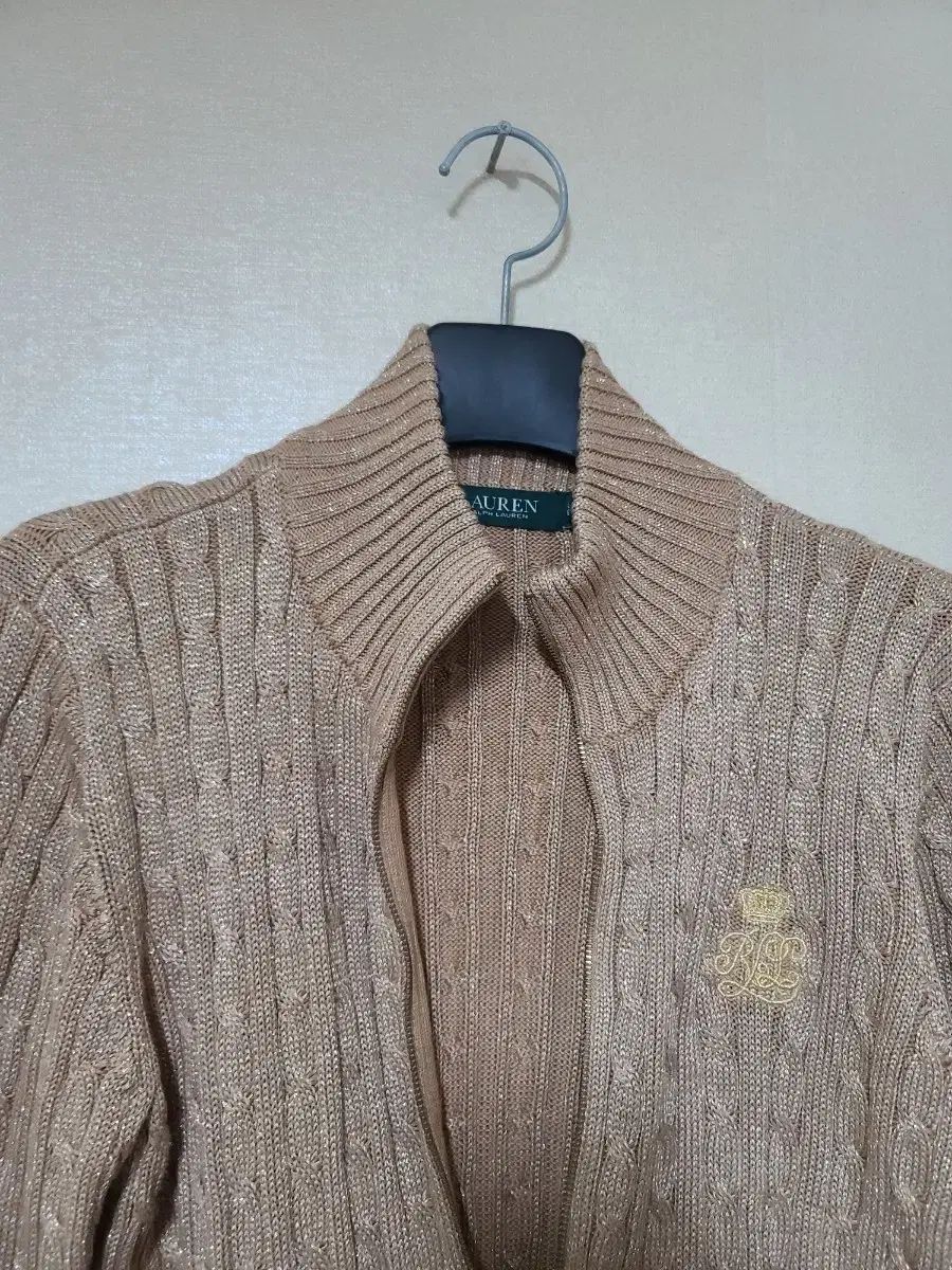 ローレン Ralph Lauren ケーブル タートルネック ジップアップ