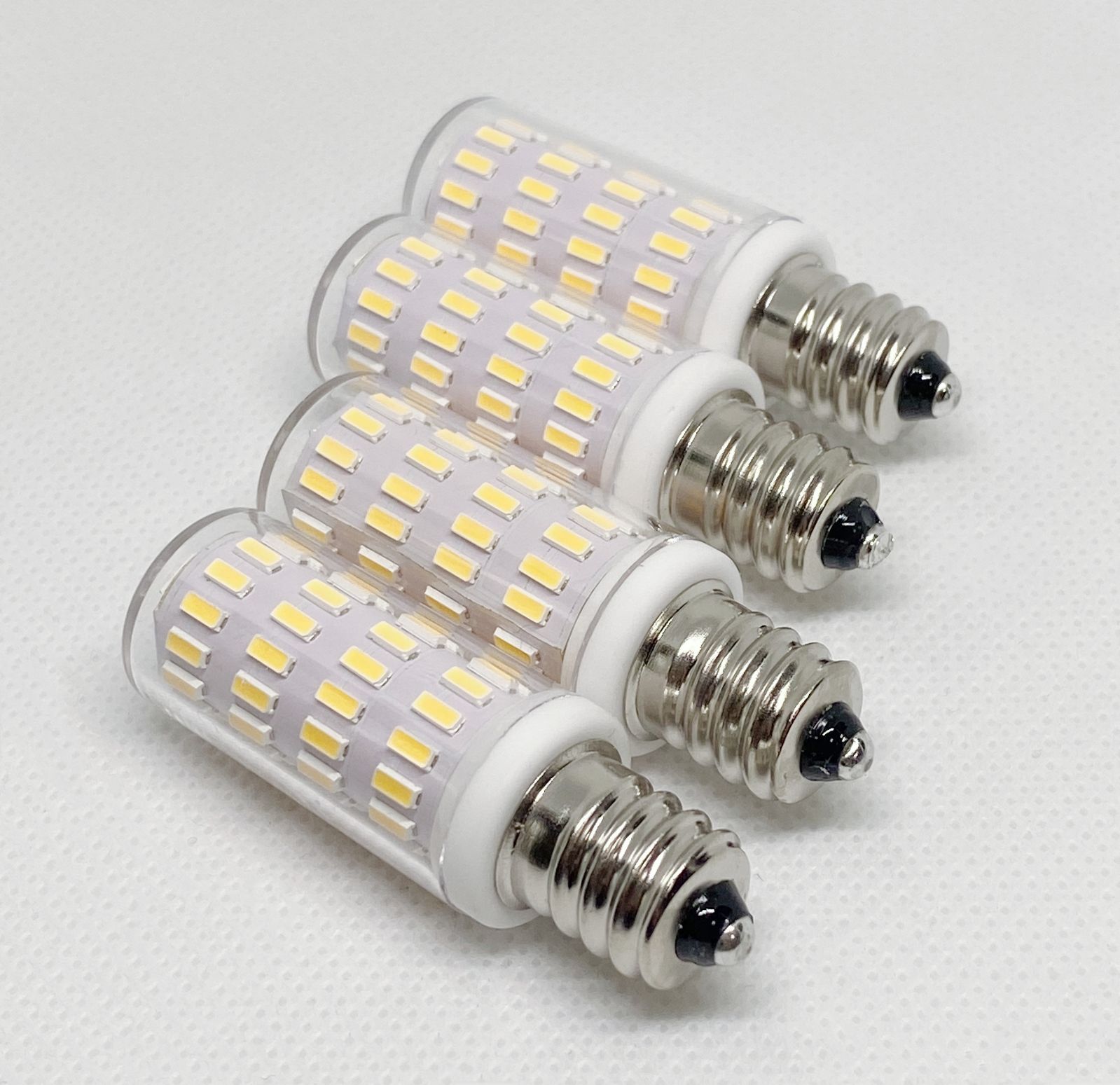 オリジナル 高輝度 高品質 4個 シャンデリア 用 E12 口金 LED バルブ 