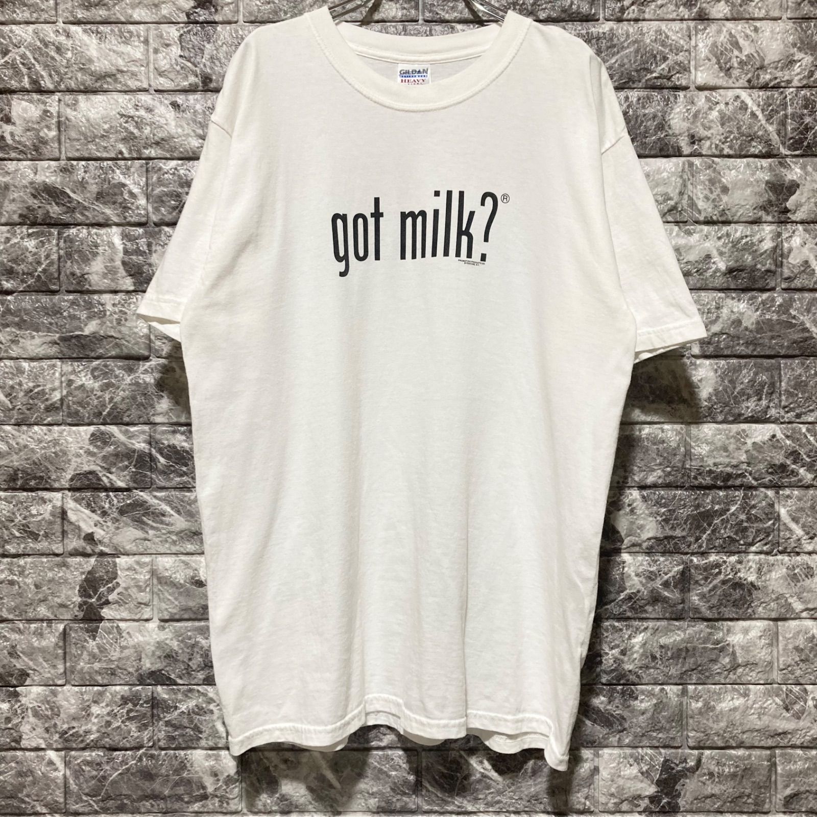 got milk? Tシャツ L 白 WHITE ゴットミルク milk GILDAN - メルカリ