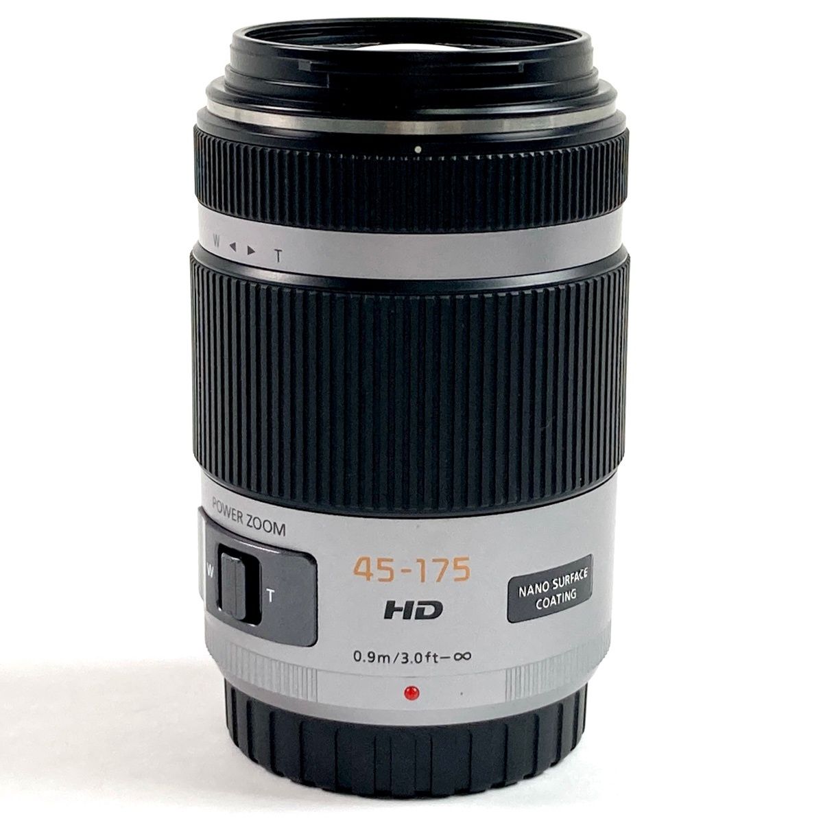 パナソニック Panasonic LUMIX G X VARIO PZ 45-175mm F4.0-5.6 ASPH. POWER O.I.S. シルバー 一眼カメラ用レンズ(オートフォーカス) 【中古】