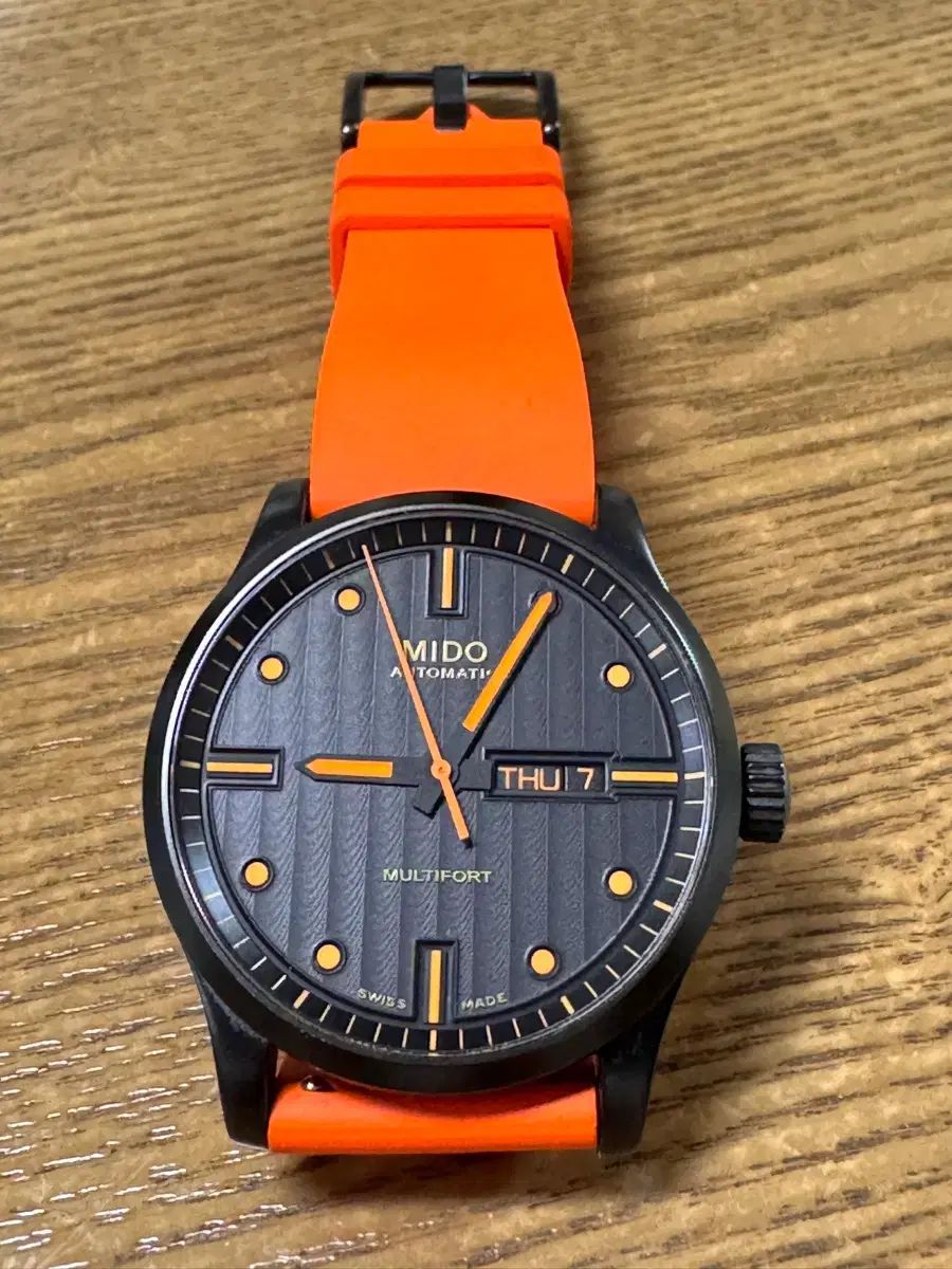 MIDO マルチポート ブラック 42mm デイデイト
