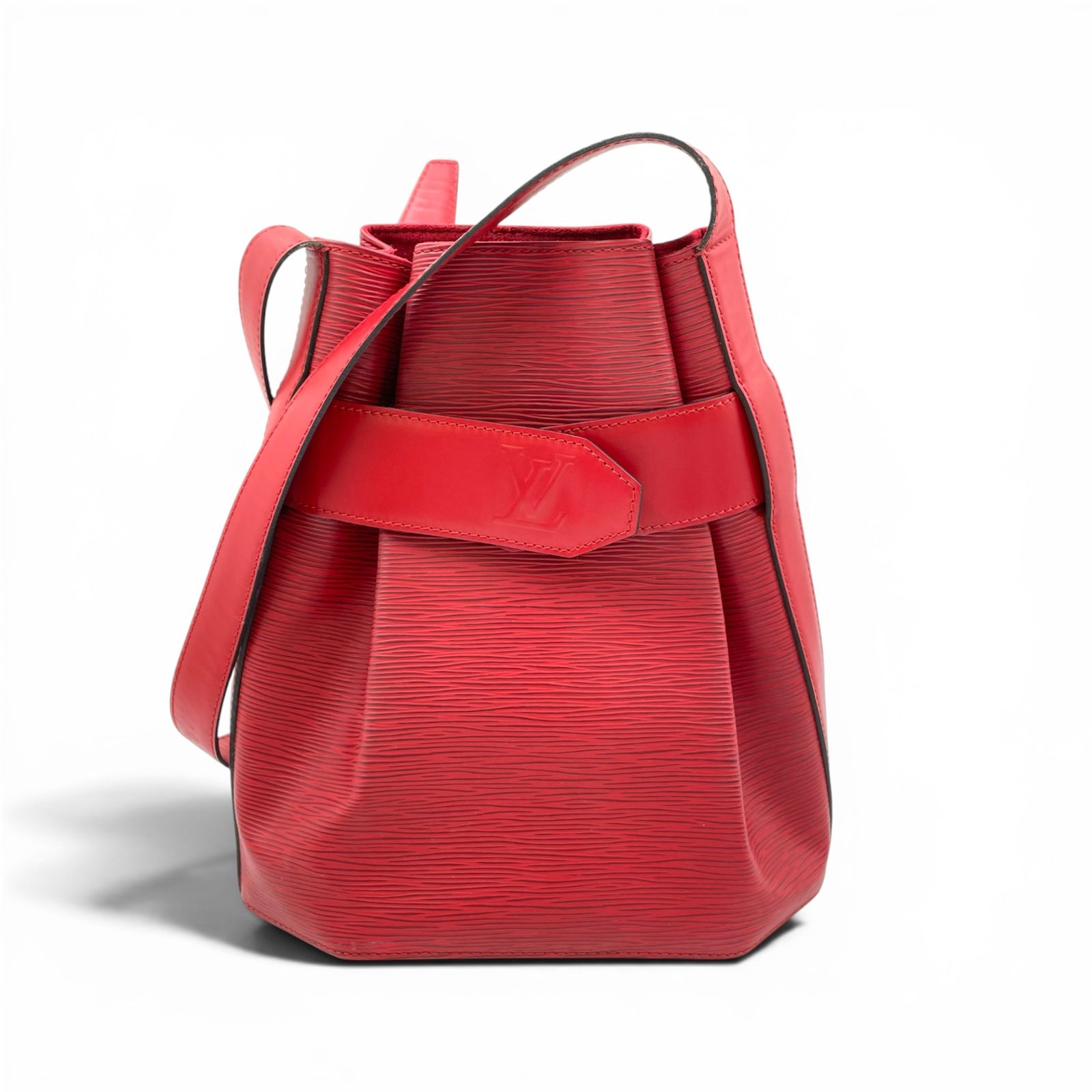 LOUIS VUITTON サックデポール エピ エピ カスティリアンレッド レザー 