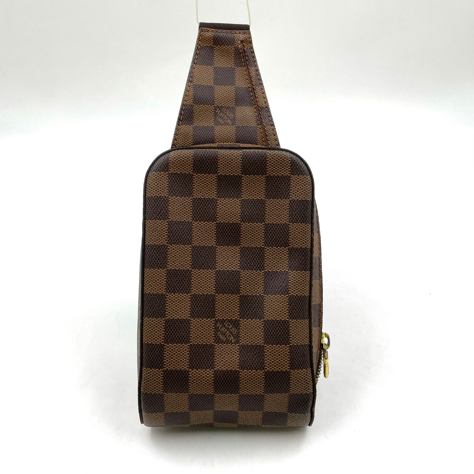 LOUIS VUITTON ジェロニモス ダミエ PVC ブラウン ボディバッグ ゴールド N51994