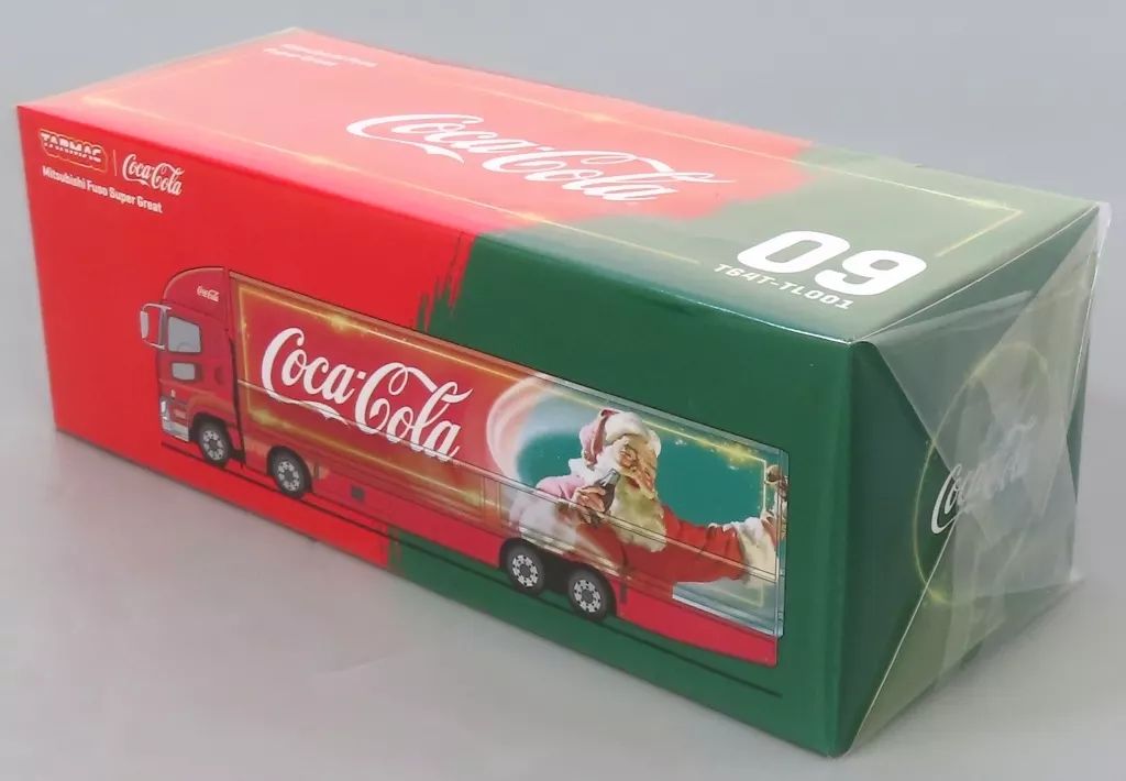 【中古】ミニカー 1/64 Mitsubishi Fuso Super Great Coca-Cola Santa Truck [T64T-TL001-CC]
