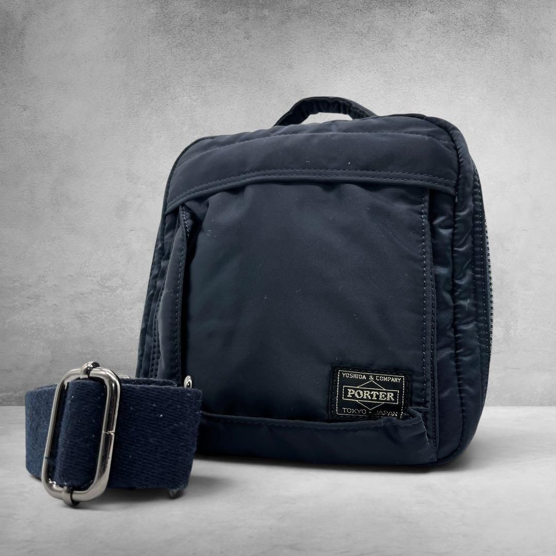 PORTER TANKER 2way ショルダーバッグ アイアンブルー HEAD PORTER 