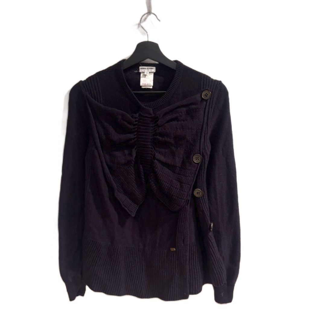 ソニアリキエル　カシミアセーター40　新品 ソニアリキエル SONIA RYKIEL ニット セーター カシミヤ混 40 紺