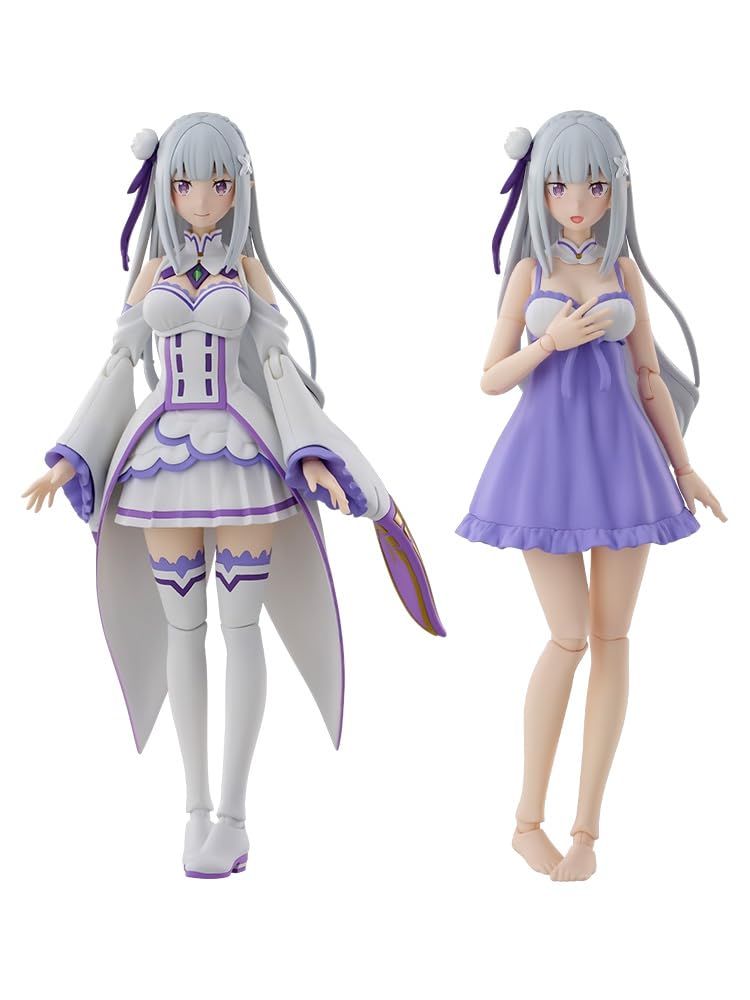 KADOKAWA PLASTIC MODEL SERIES 「Re:ゼロから始める異世界生活」 エミリア DX ver. 約166mm 色分け済みプラスチックモデル [DX ver.]
