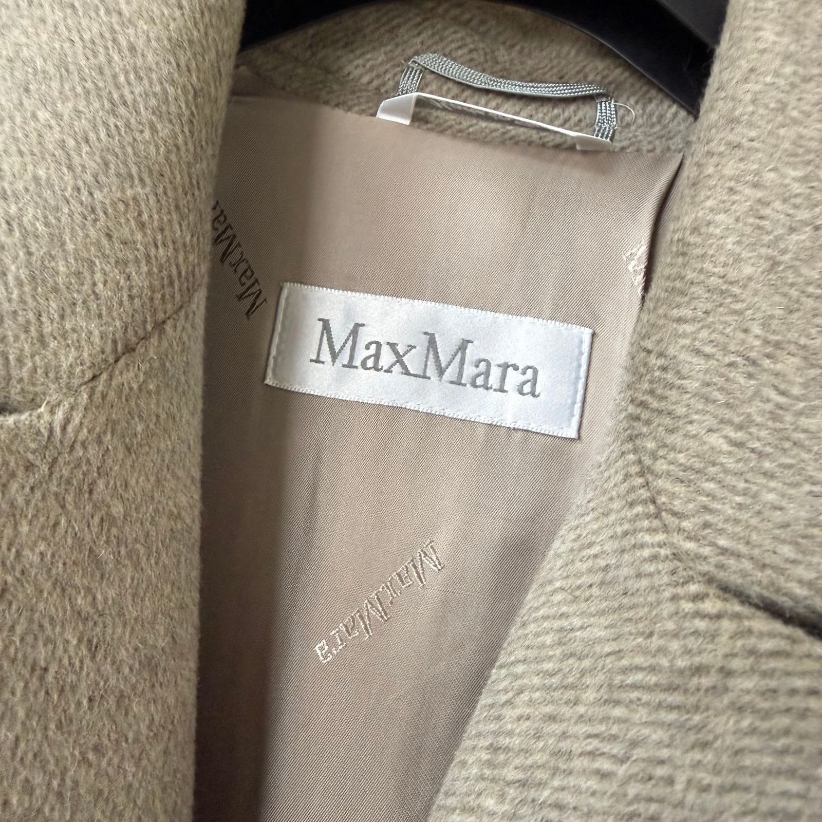 Max Mara 白タグ ヘリンボーン ウール アンゴラ ジャケット 42 Max 